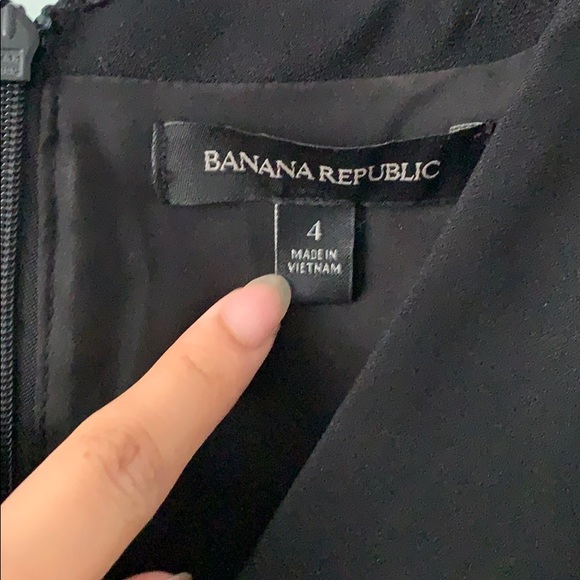 Banana republic black work dress size 4 - Picture 2 of 3